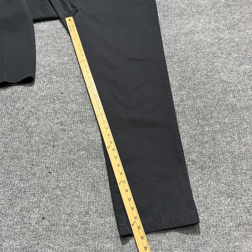 Dickies 874 Original Fit Mens Pants Size 42x34 Black‎ Flat Front High Rise - Picture 6 of 11